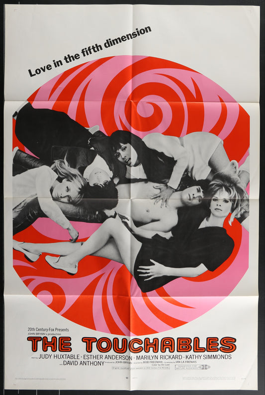 The Touchables (1968) Original US One Sheet Movie Poster