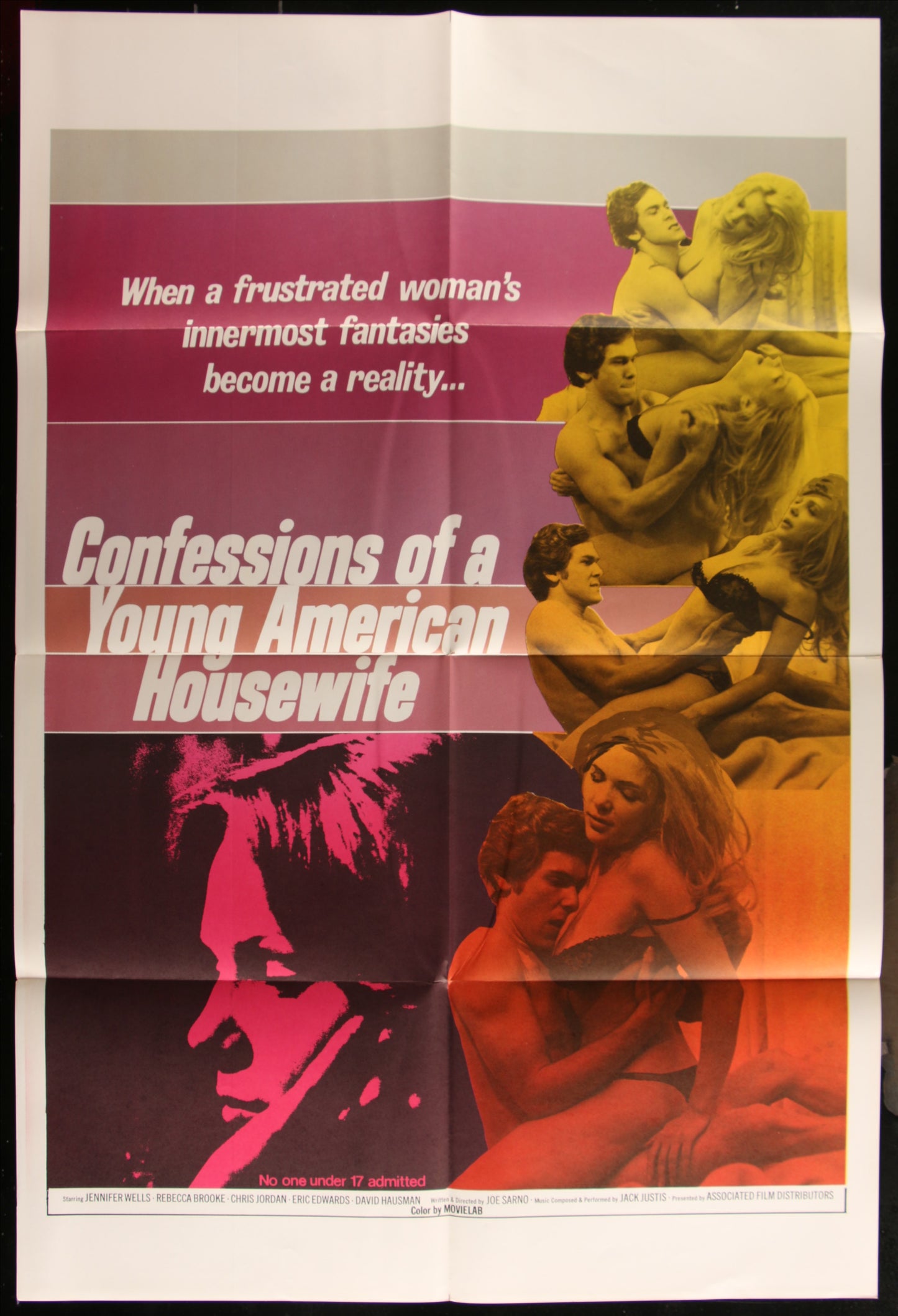 Confessions Of A Young American Housewife (1974) Original US One Sheet Movie Poster