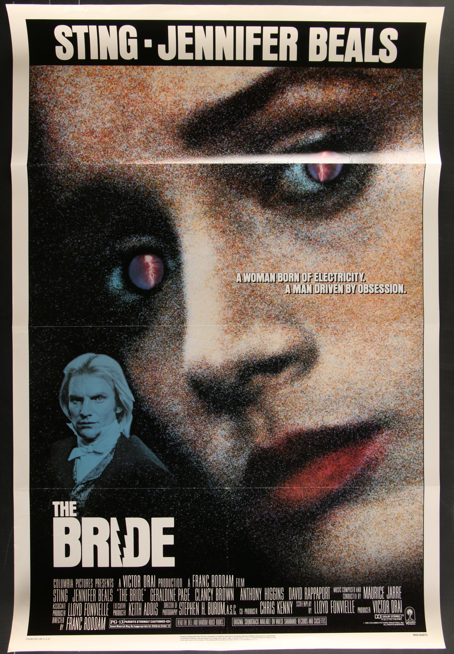 The Bride (1985) Original US One Sheet Movie Poster