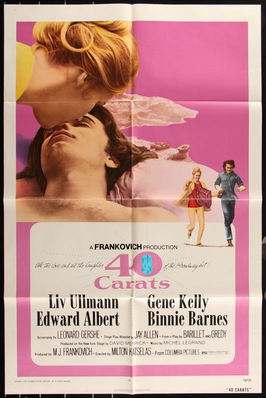 40 Carats (1973) Original US One Sheet Movie Poster