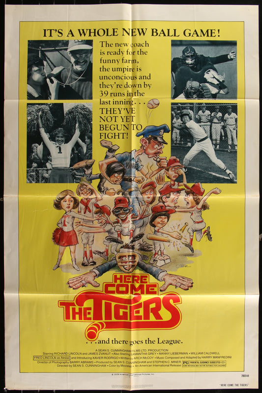 Here Comes The Tigers (1978) Original US One Sheet Movie Poster