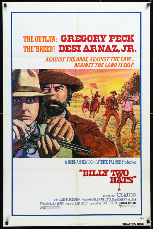 Billy Two Hats (1974) Original US One Sheet Movie Poster