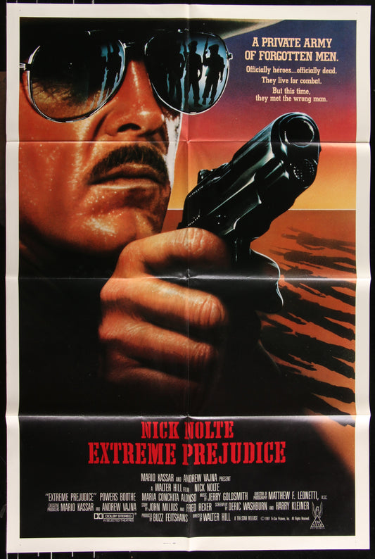 Extreme Prejudice (1987) Original US One Sheet Movie Poster