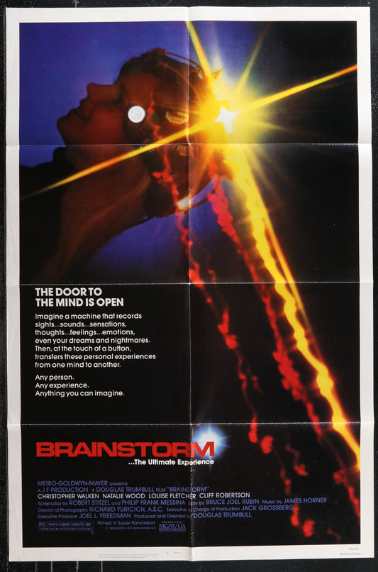 Brainstorm (1983) Original US One Sheet Movie Poster