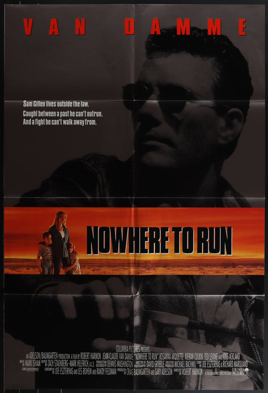 Nowhere To Run (1993) Original US One Sheet Movie Poster