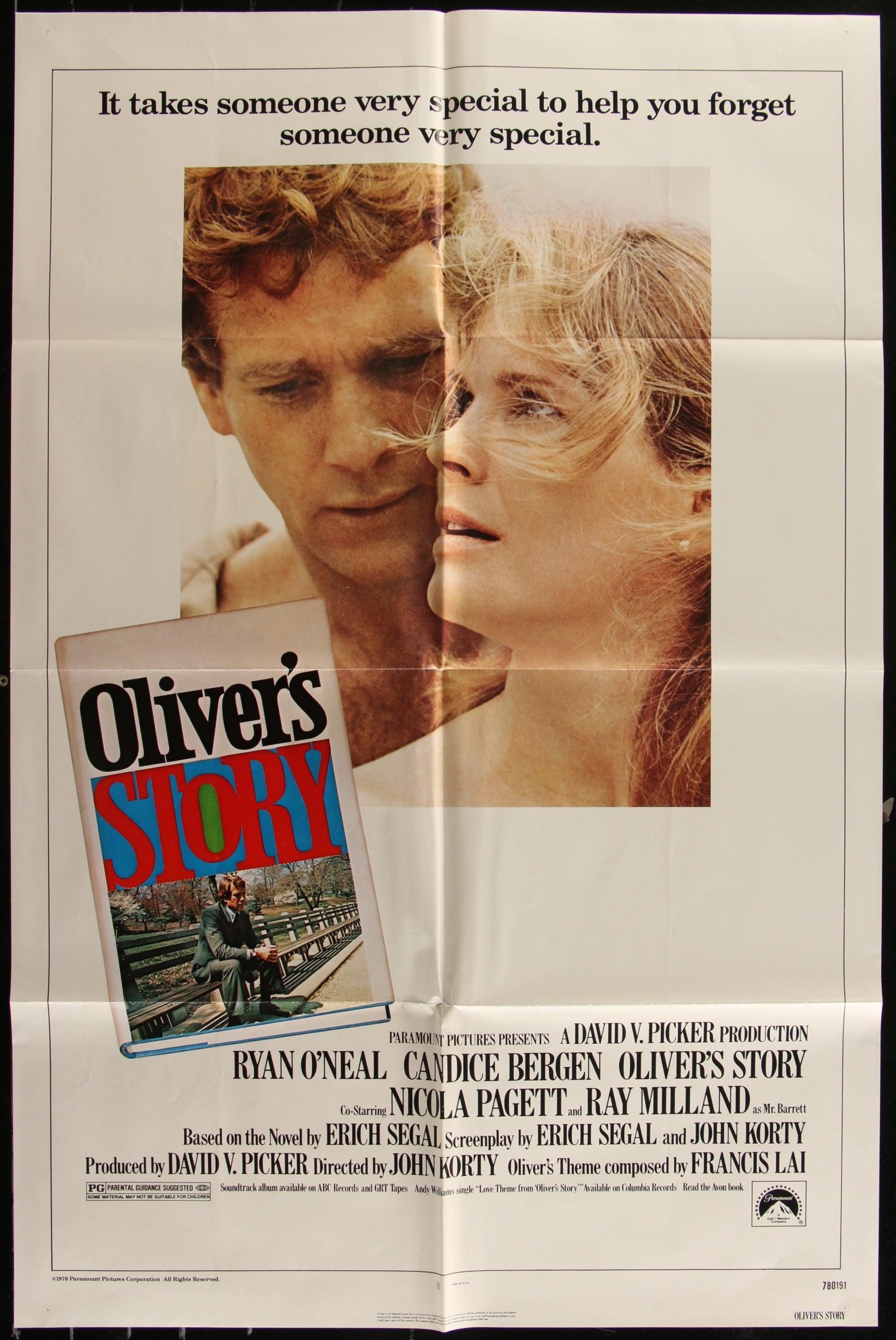 Oliver's Story (1978) Original US One Sheet Movie Poster