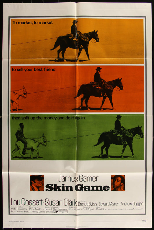 Skin Game (1971) Original US One Sheet Movie Poster