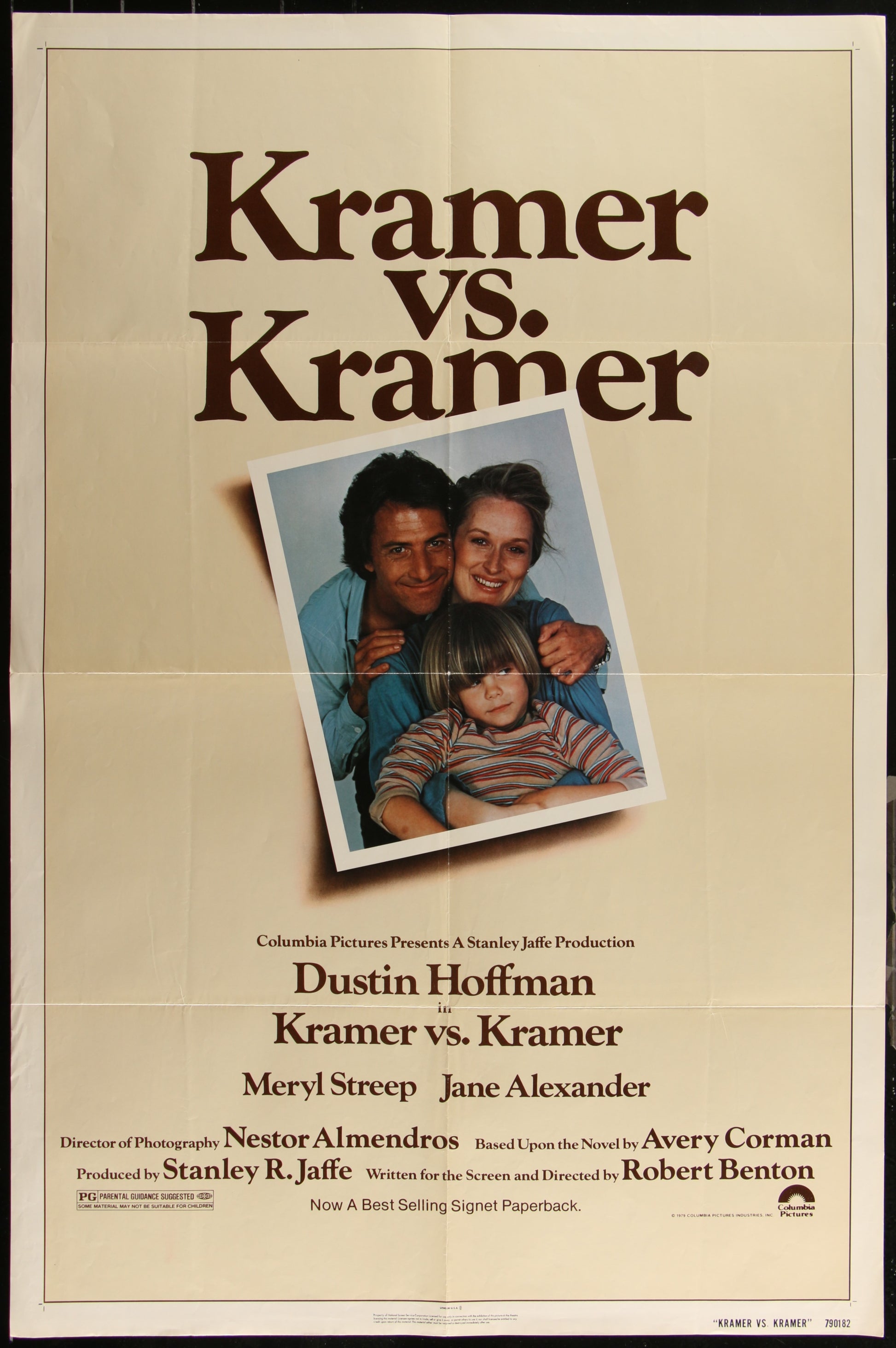 Kramer vs. Kramer (1979) Original US One Sheet Movie Poster