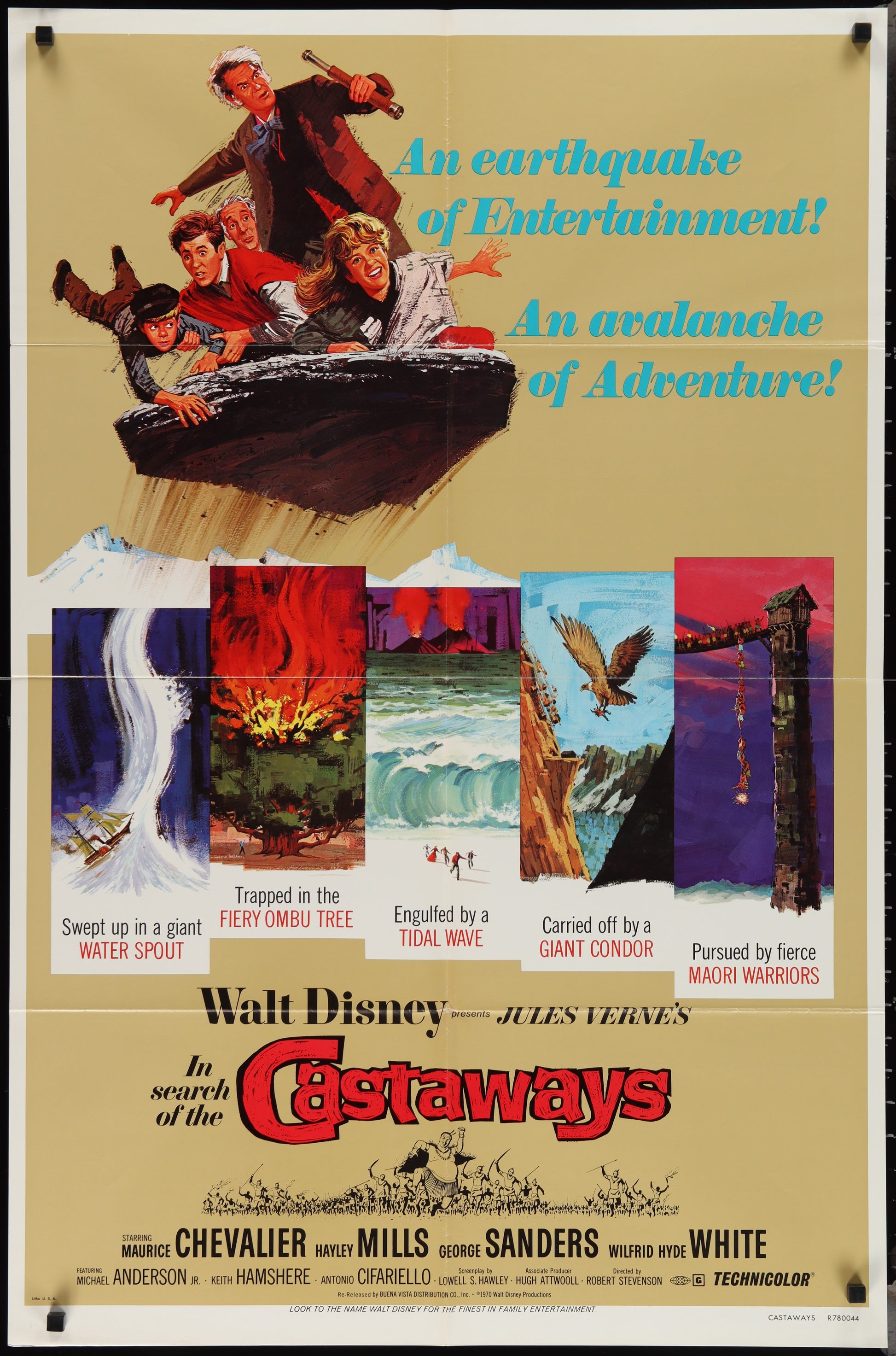 Castaways (1978 Re-Release) Original US One Sheet Movie Poster