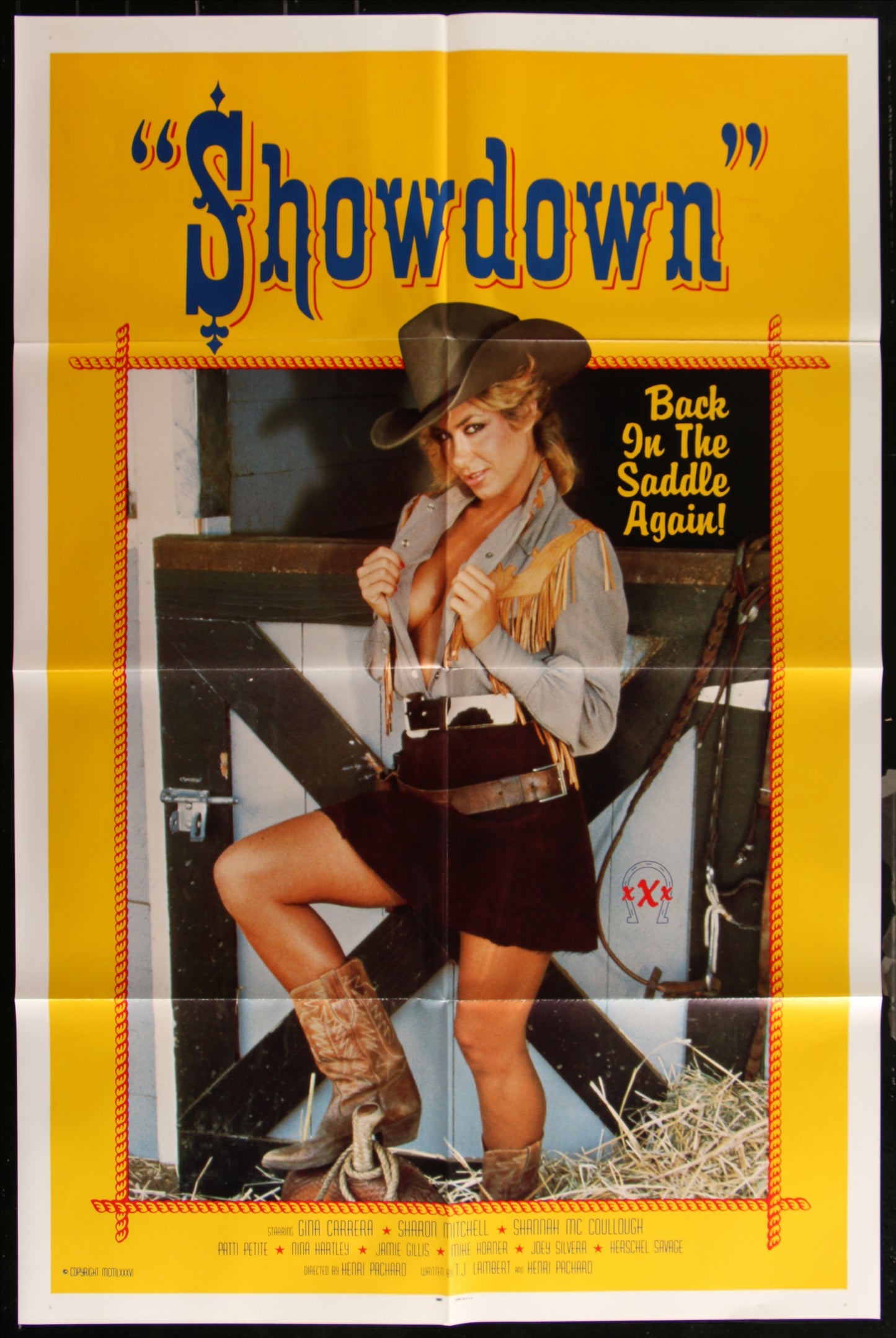 Showdown (1986) Original US One Sheet Movie Poster