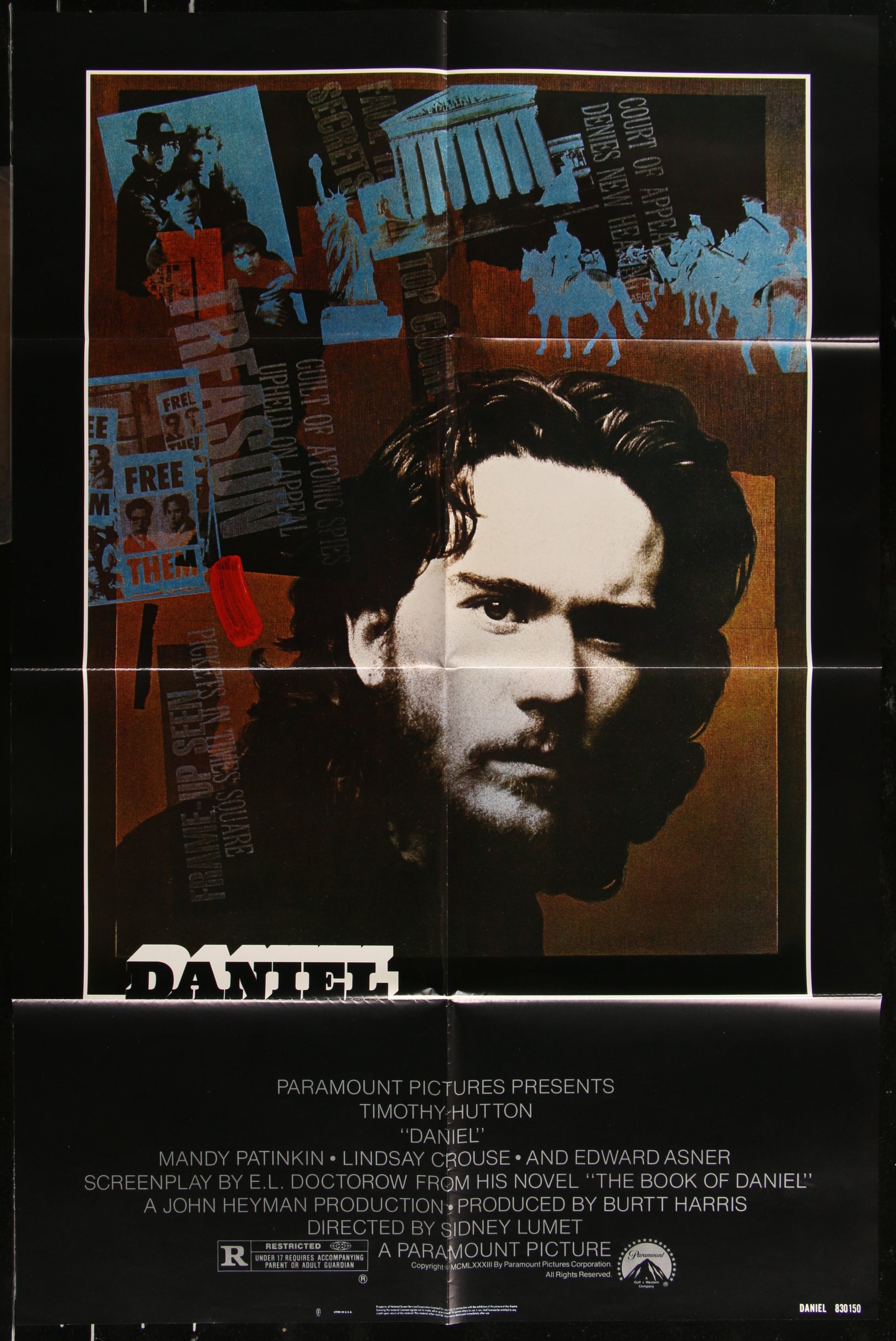 Daniel (1983) Original US One Sheet Movie Poster