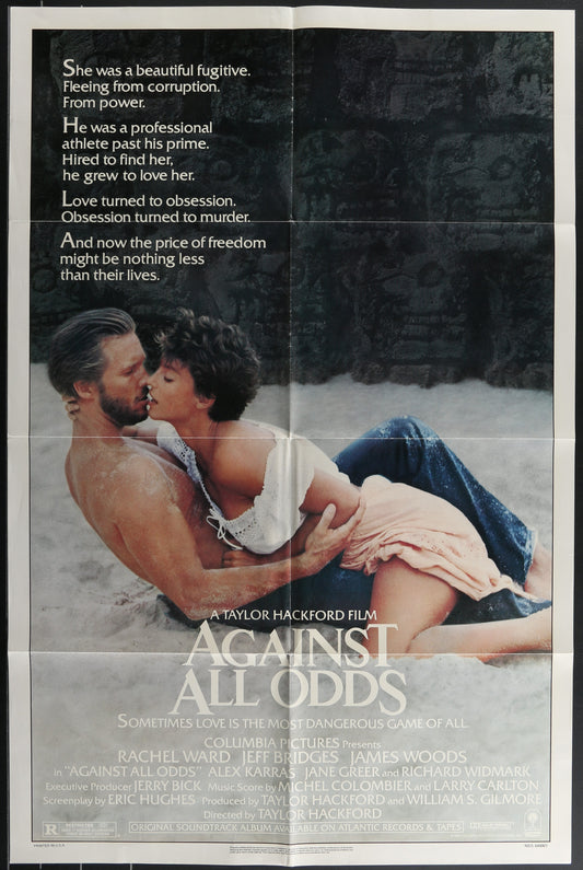 Against All Odds (1984) Original US One Sheet Movie Poster