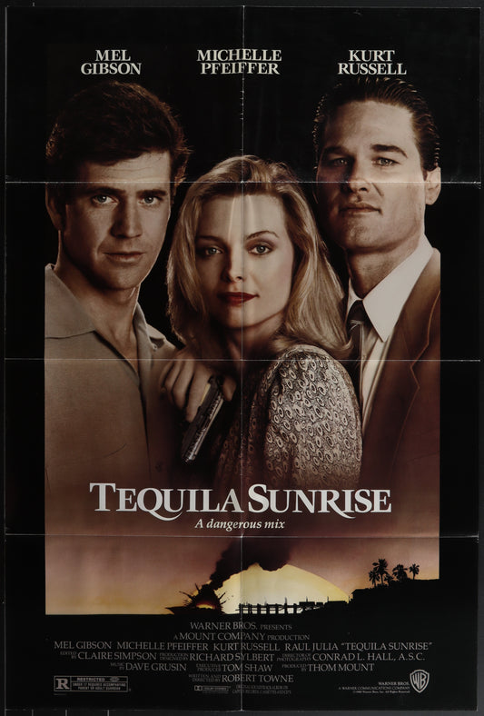 Tequila Sunrise (1988) Original US One Sheet Movie Poster