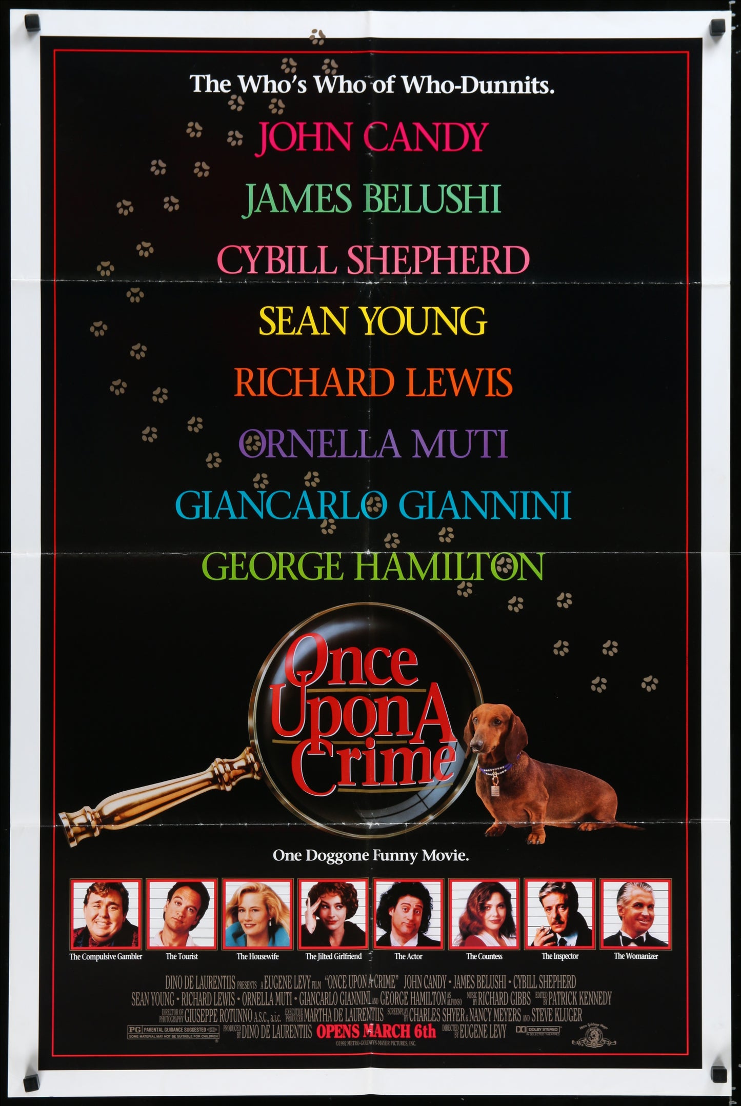 Once Upon A Crime (1992) Original US One Sheet Movie Poster