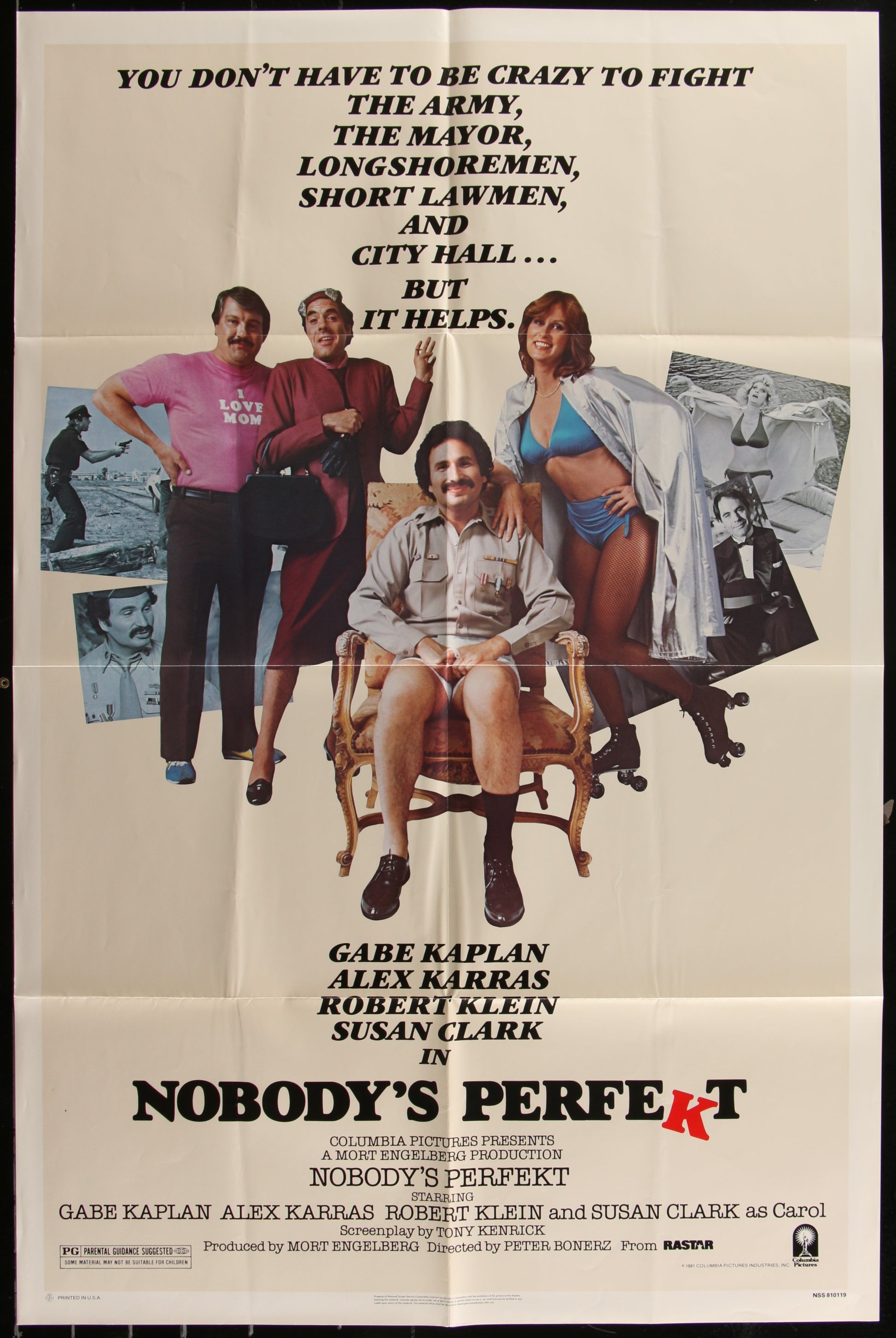 Nobody's Perfekt (1981) Original US One Sheet Movie Poster