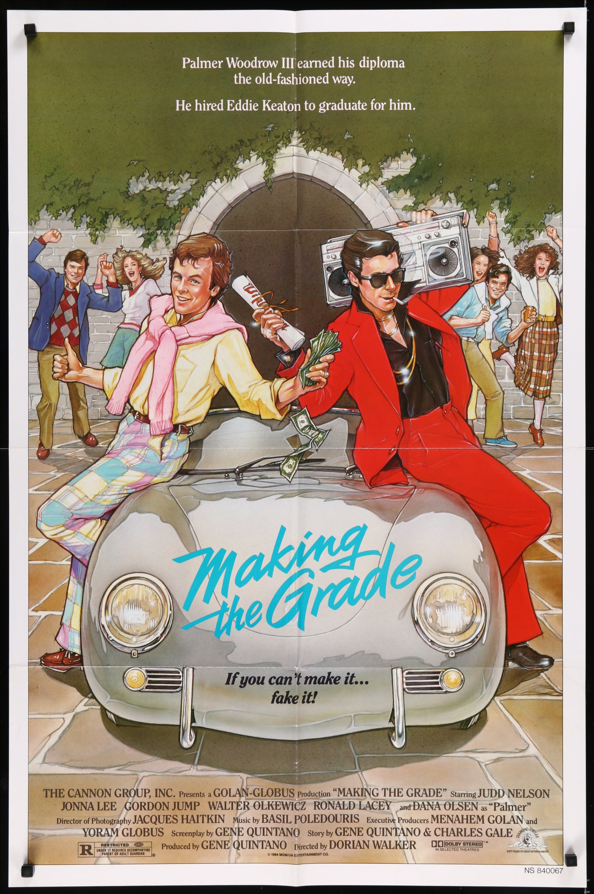 Making The Grade (1984) Original US One Sheet Movie Poster