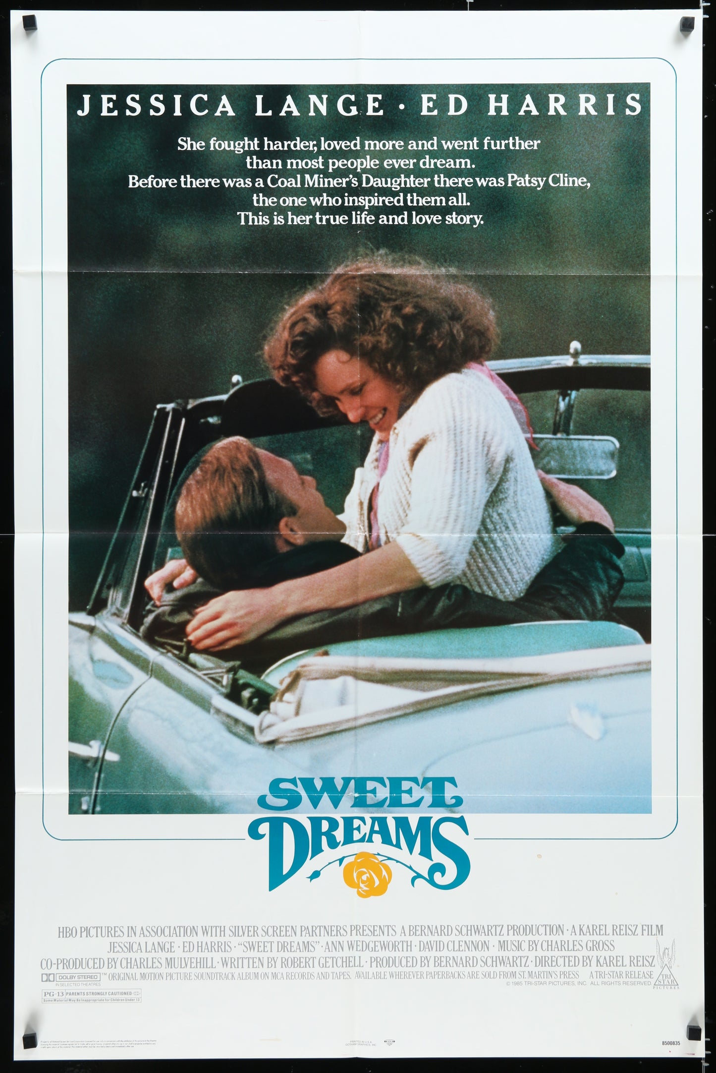 Sweet Dreams (1985) Original US One Sheet Movie Poster