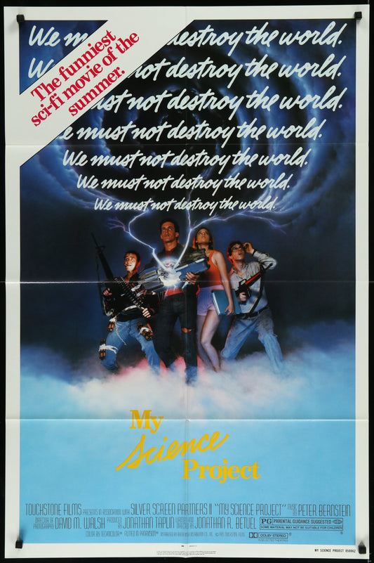 My Science Project (1985) Original US One Sheet Movie Poster