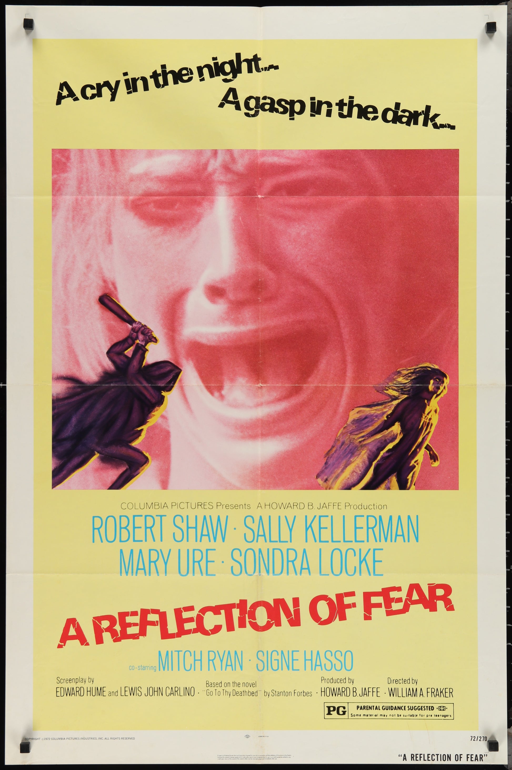 A Reflection Of Fear (1972) Original US One Sheet Movie Poster