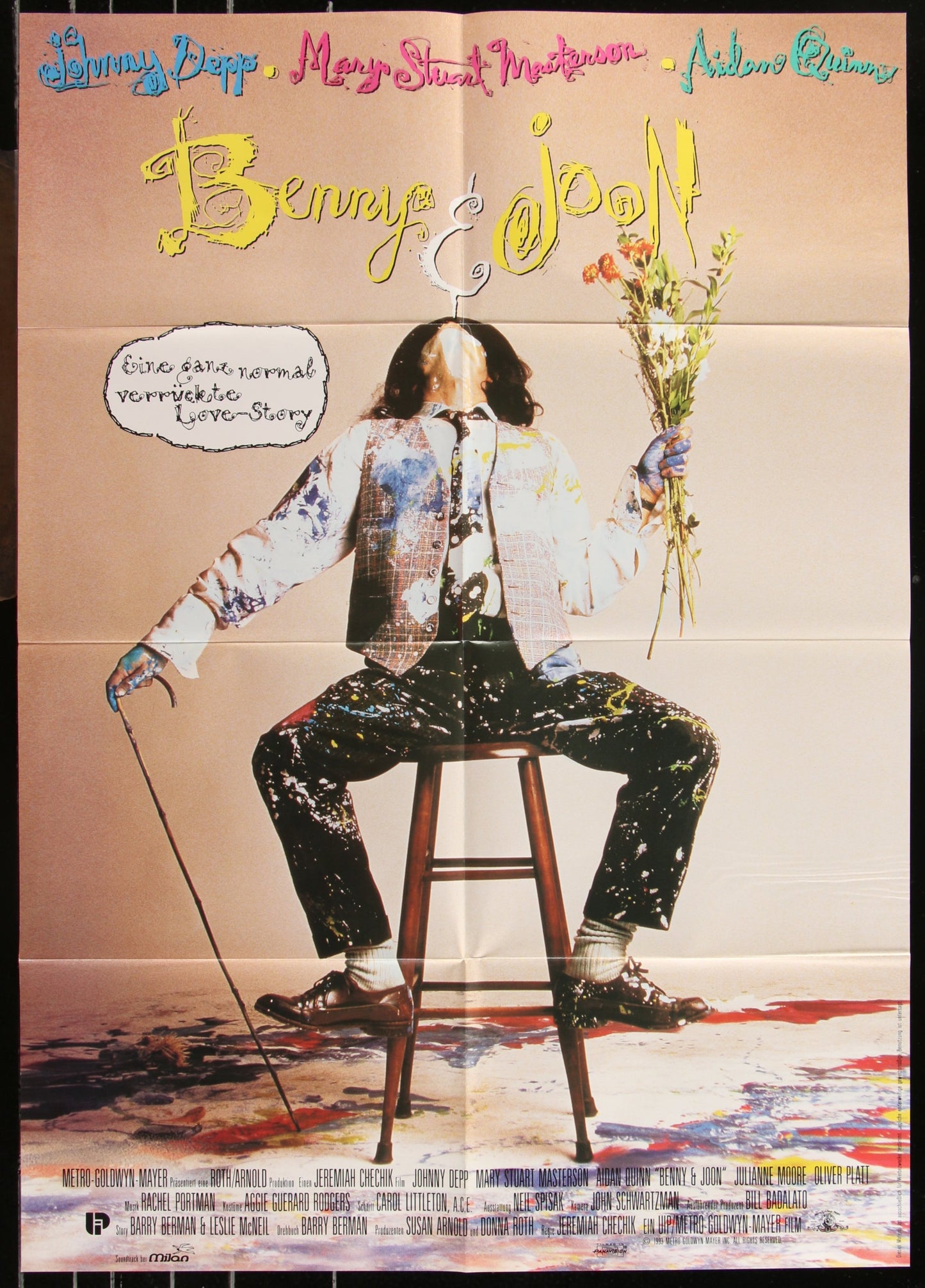 Benny & Joon (1993) Original German A1 Movie Poster