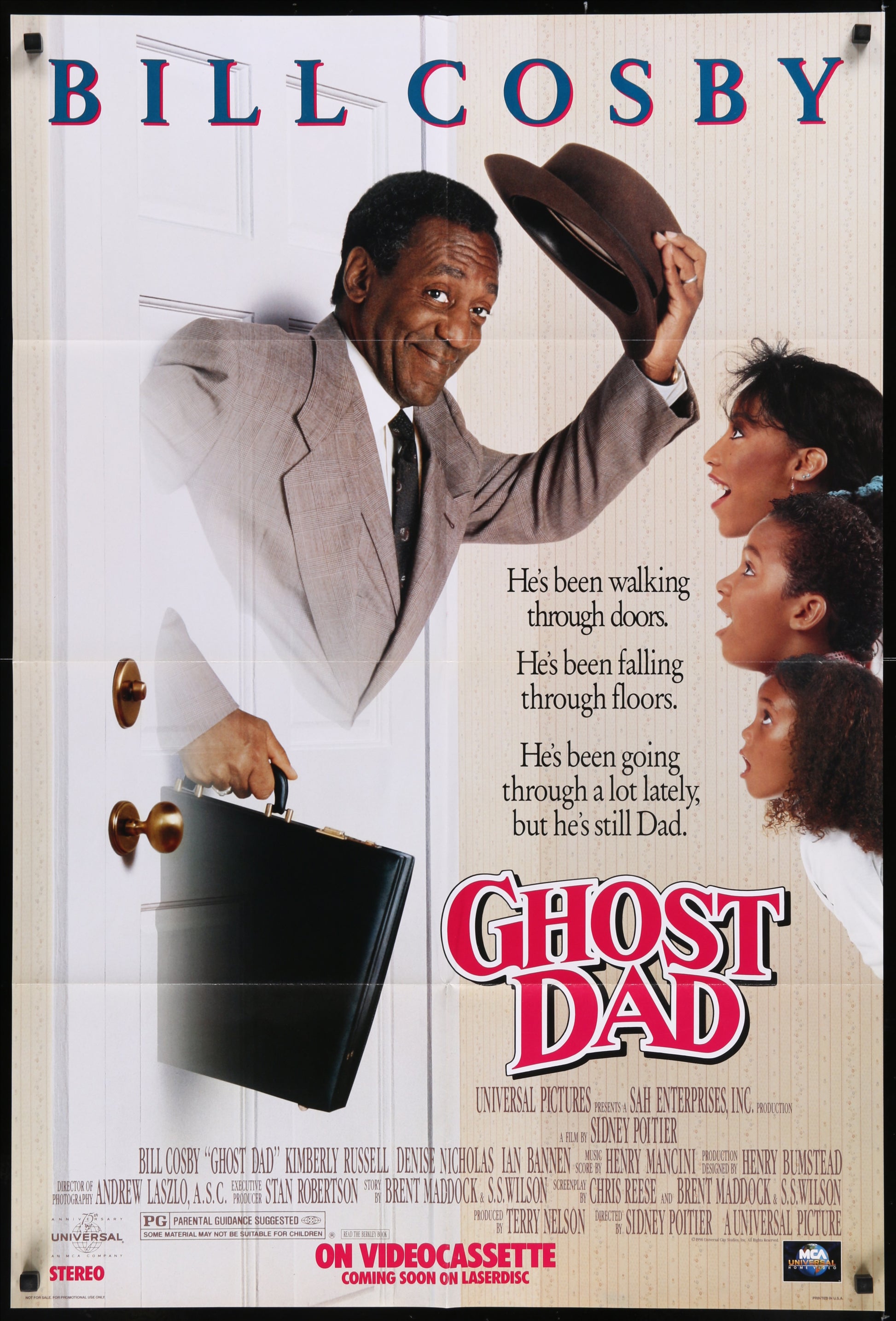 Ghost Dad (1990) Original US Video Rental Store Movie Poster