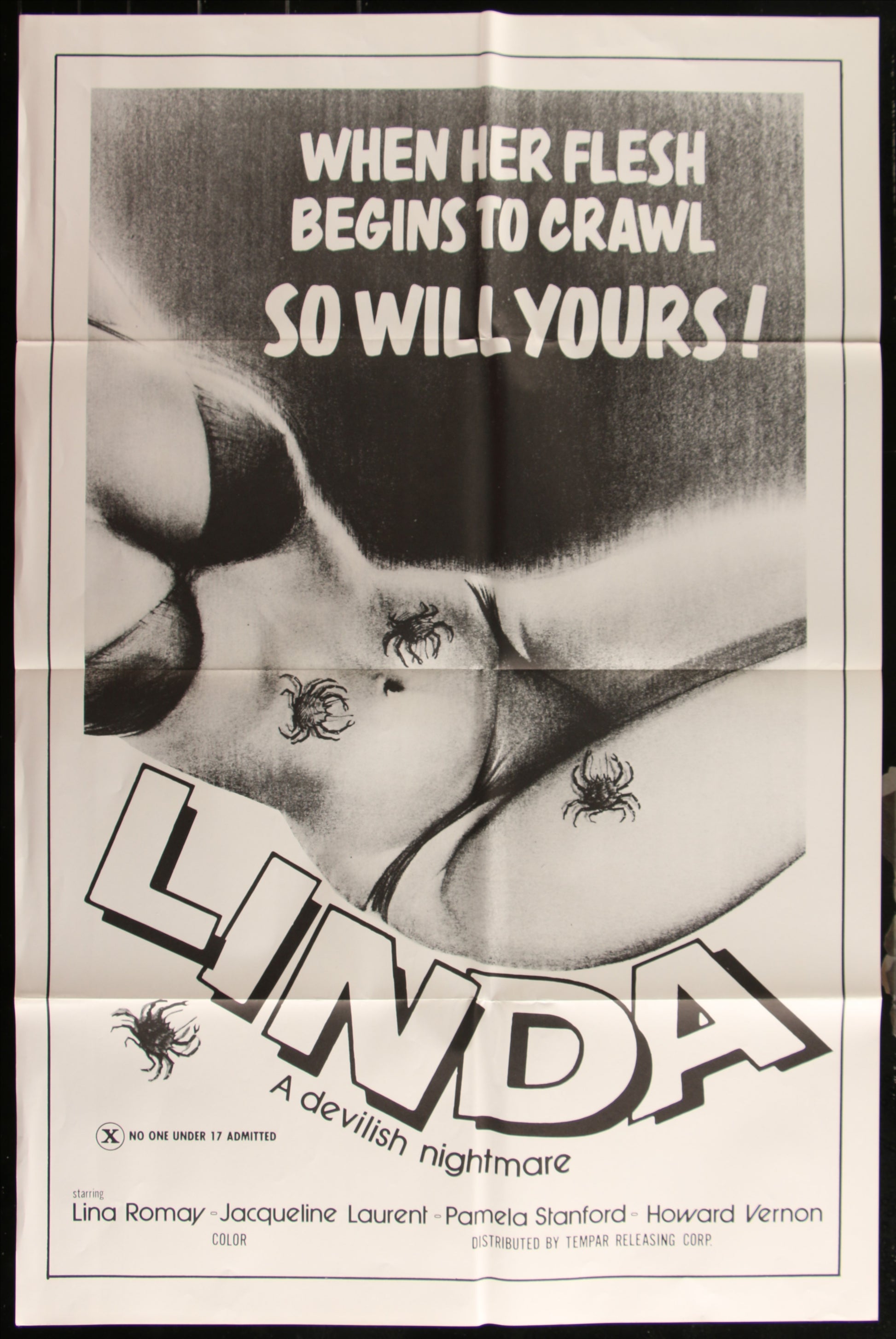 Linda (1976) Original US One Sheet Movie Poster