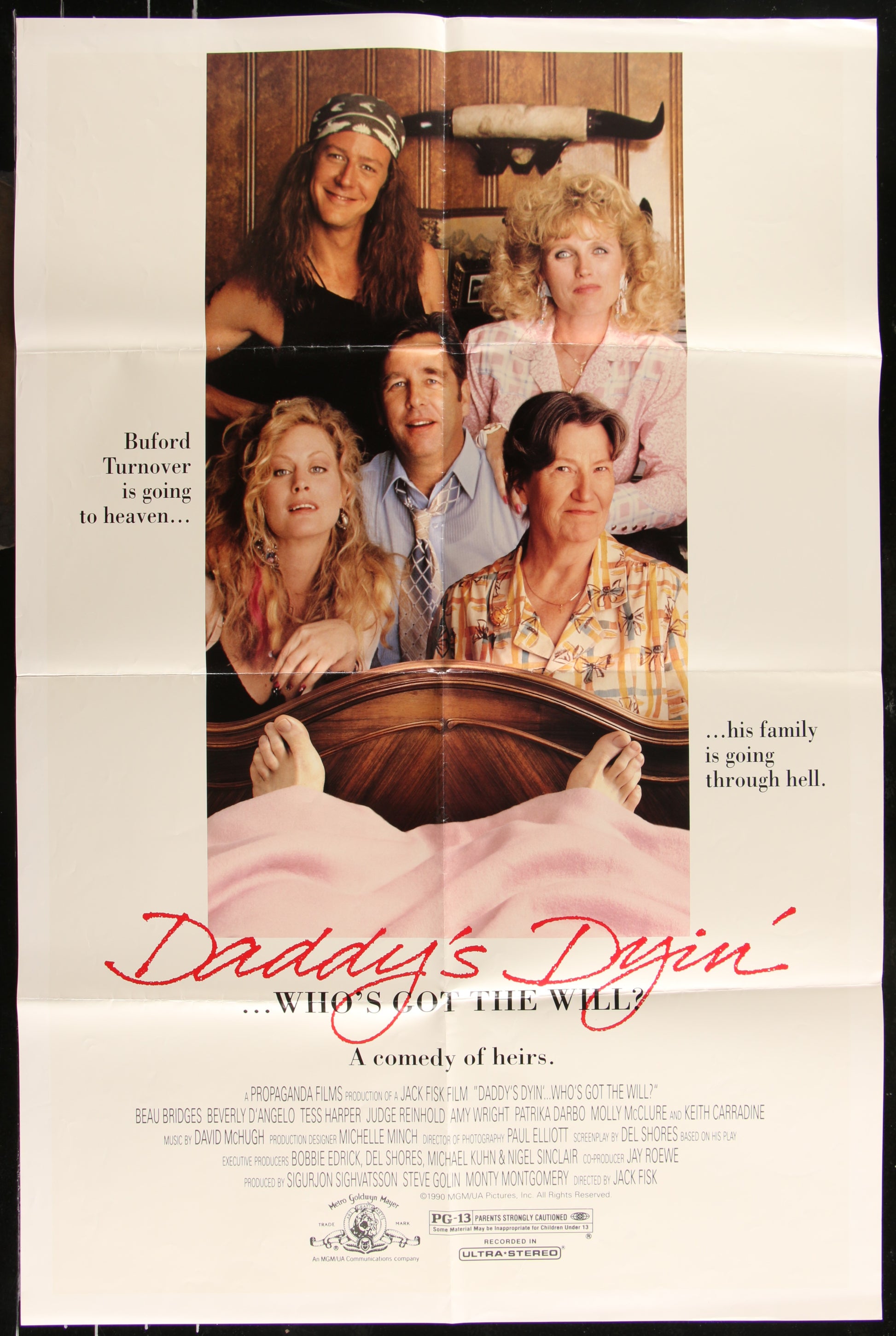 Daddy's Dyin' (1990) Original US One Sheet Movie Poster