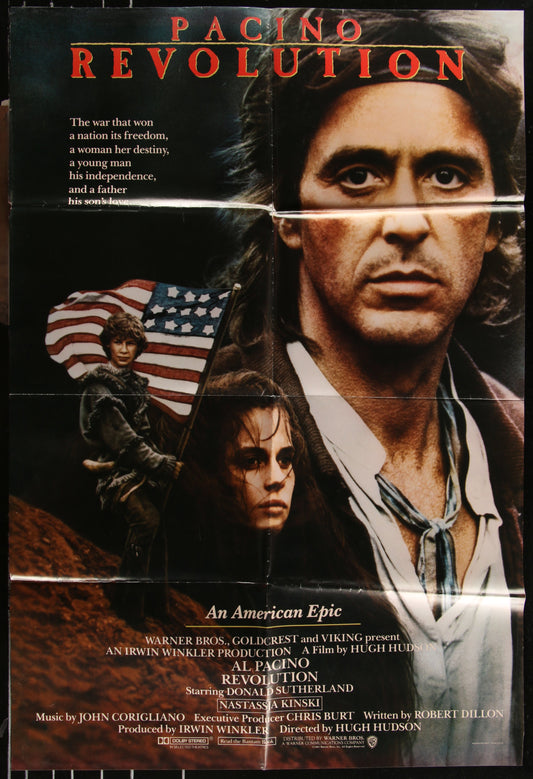 Revolution (1985) Original US One Sheet Movie Poster