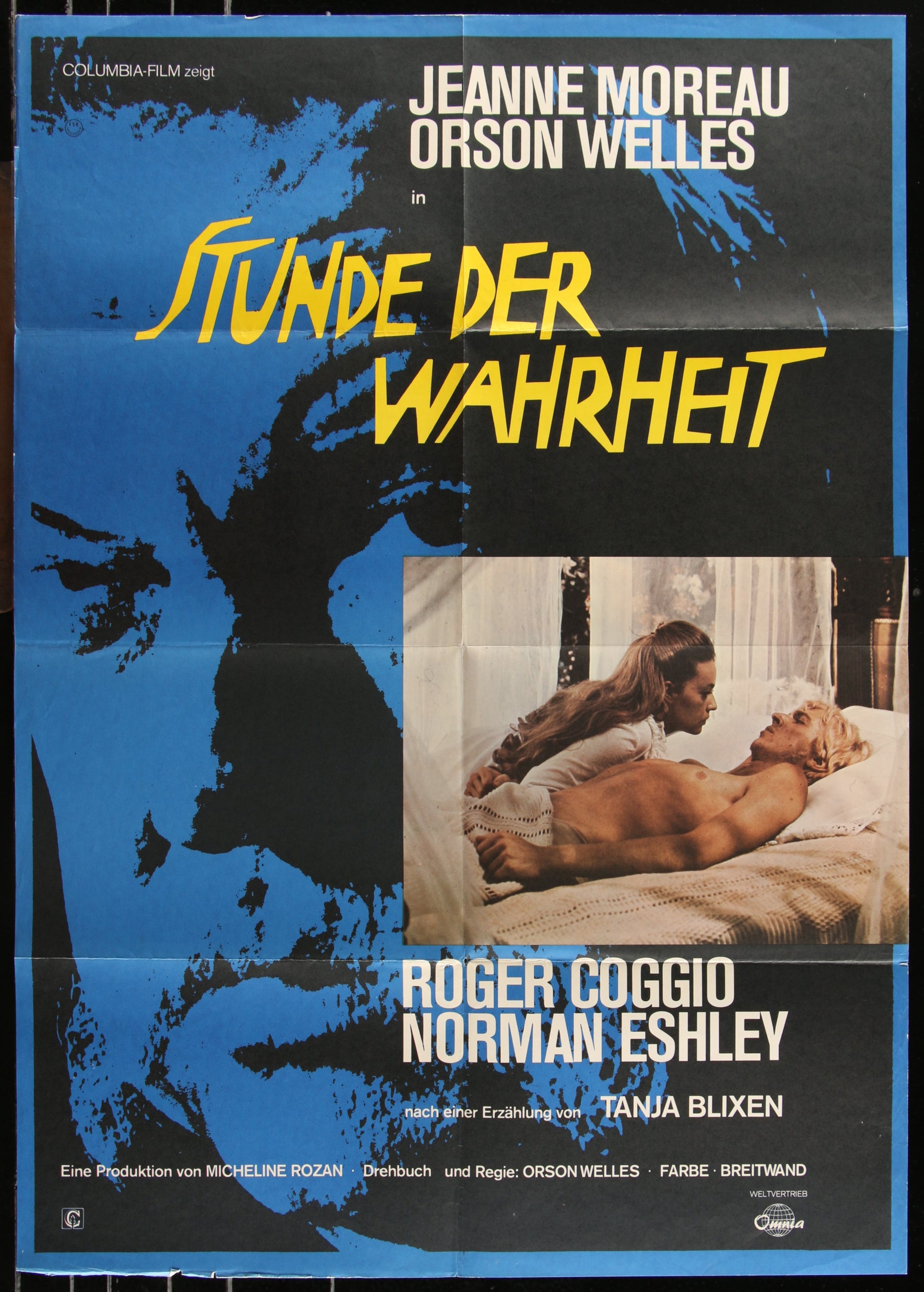 The Immortal Story (1968) Original German A1 Movie Poster