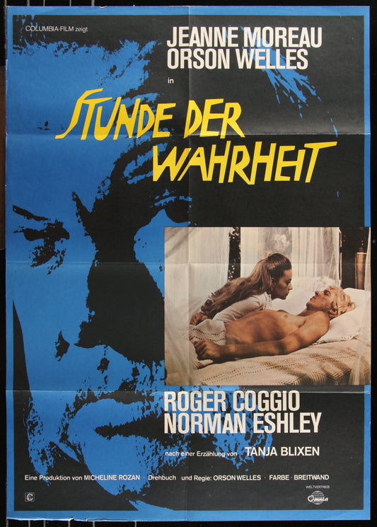 The Immortal Story (1968) Original German A1 Movie Poster