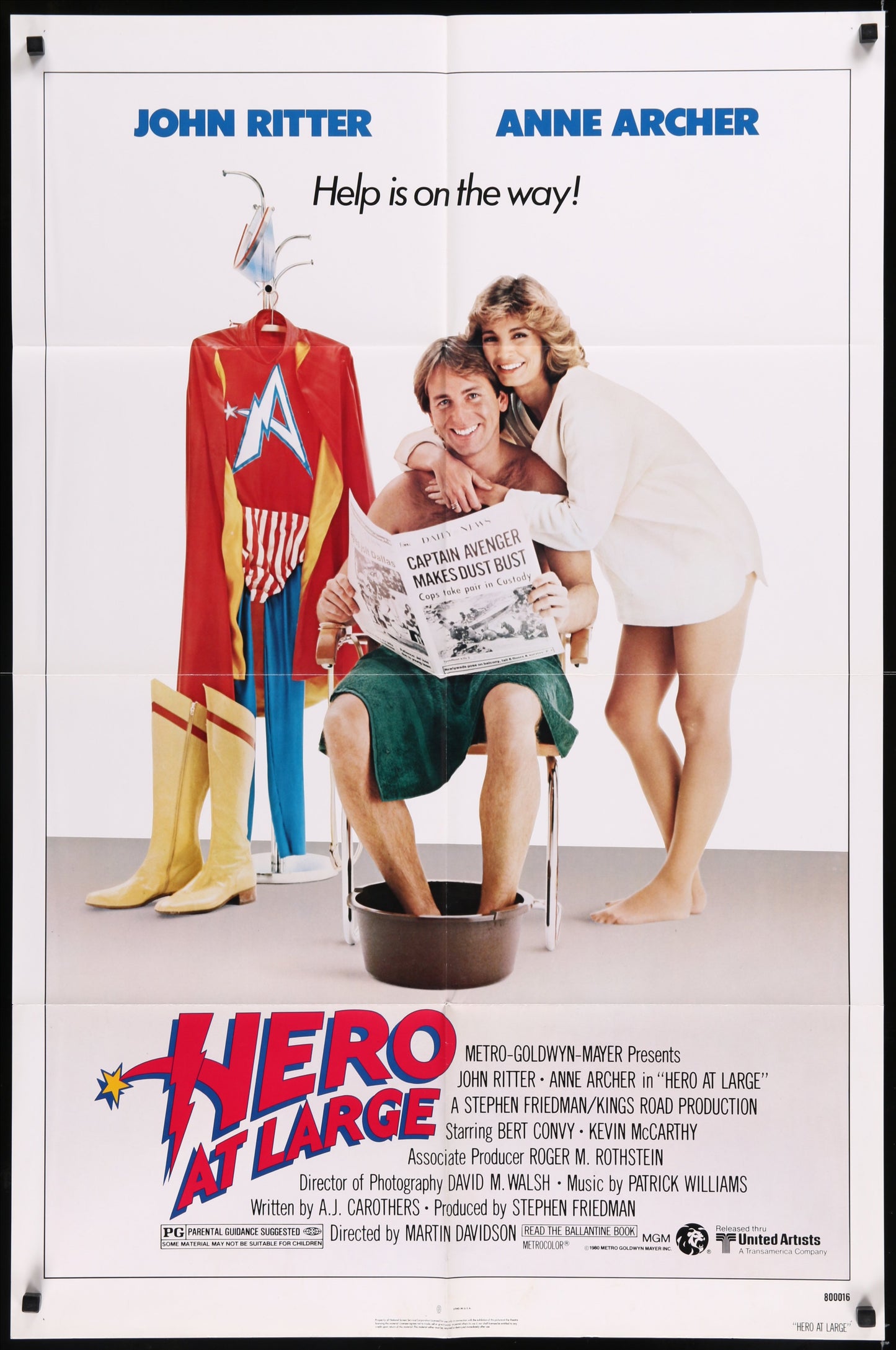 Hero At Large (1980) Original US One Sheet Movie Poster