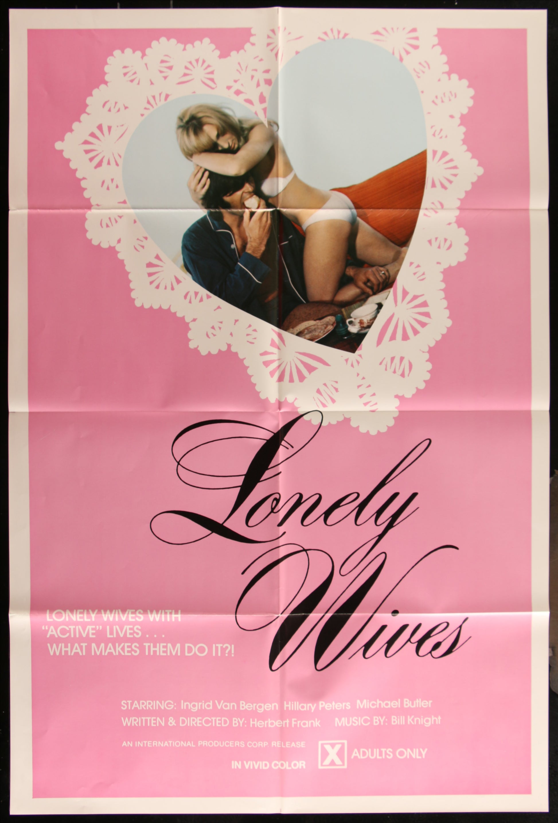 Lonely Wives (1973) Original US One Sheet Movie Poster