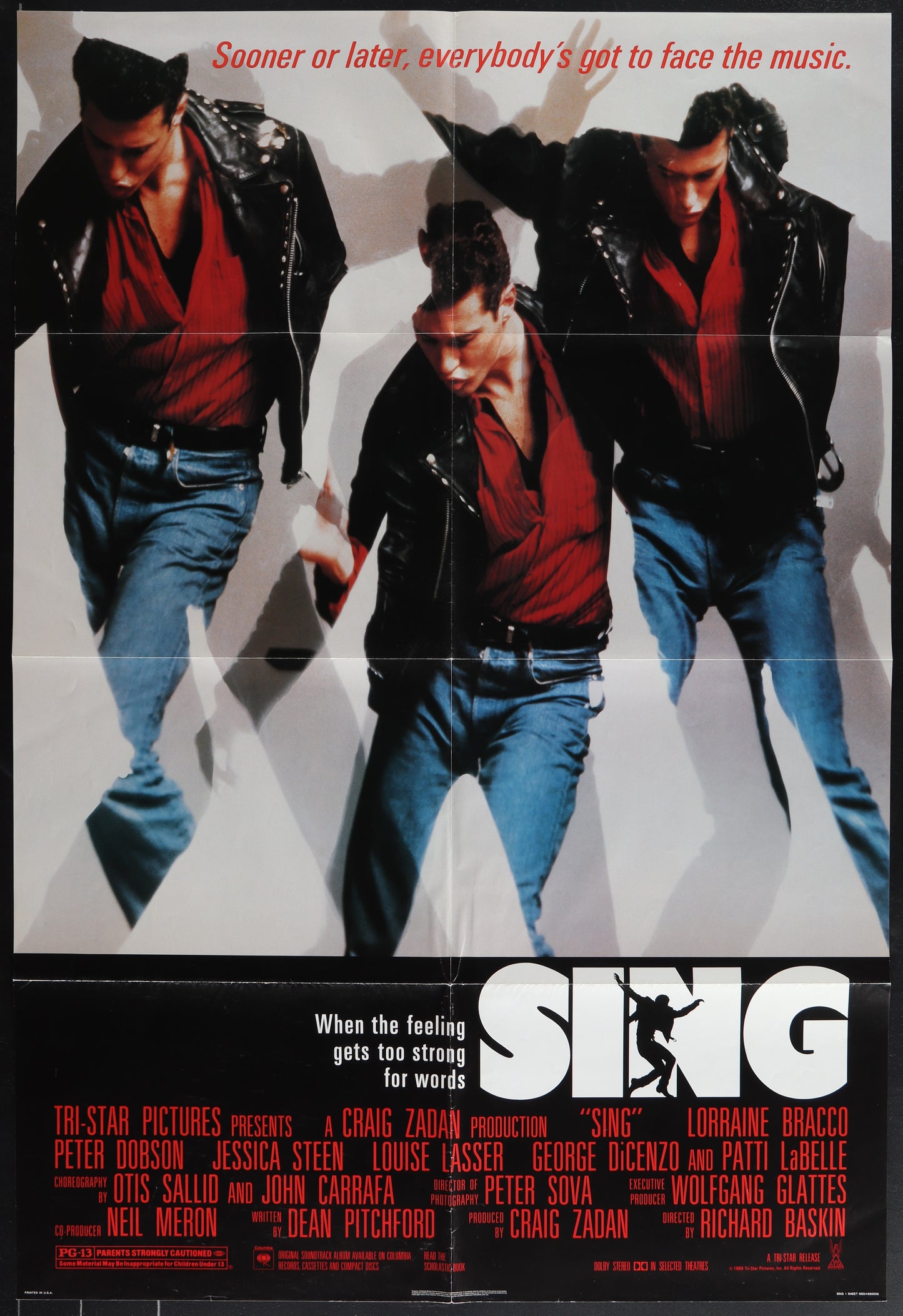 Sing (1989) One Sheet Movie Poster