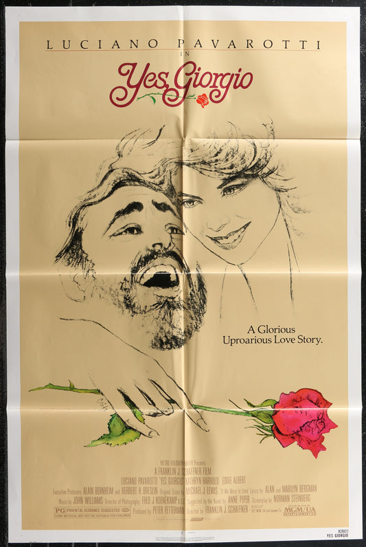 Yes, Giorgio (1982) Original US One Sheet Movie Poster