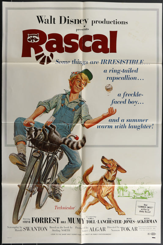Rascal (1969) Original US One Sheet Movie Poster