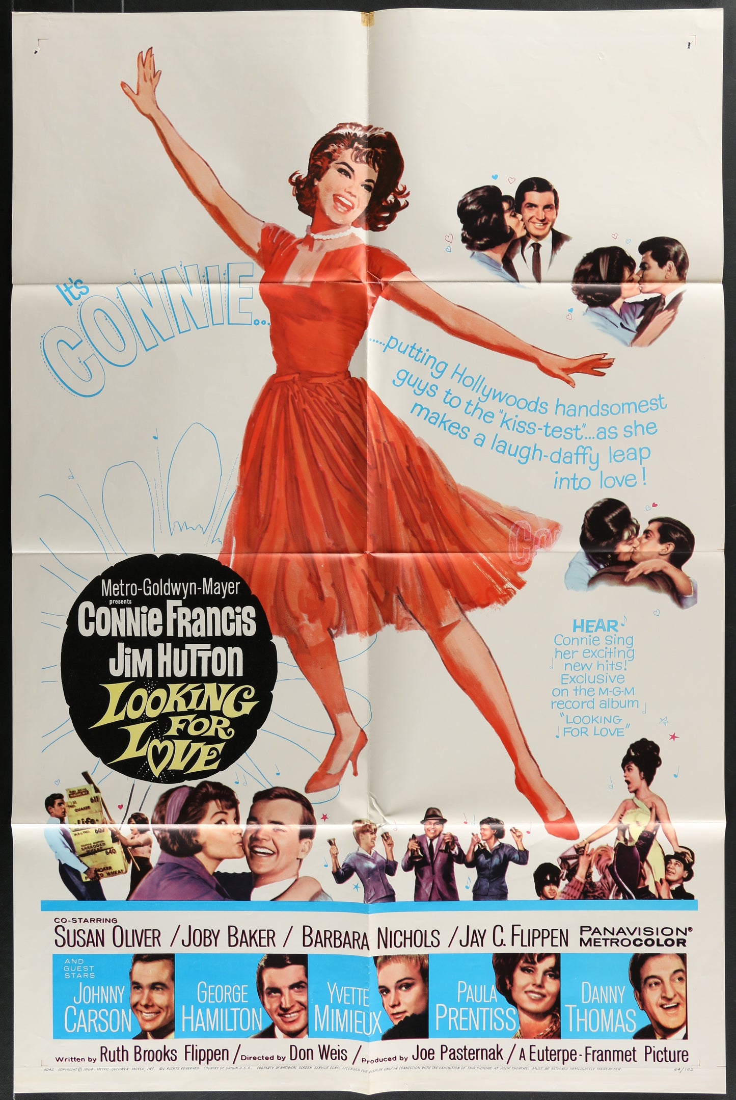 Looking For Love (1964) Original US One Sheet Movie Poster