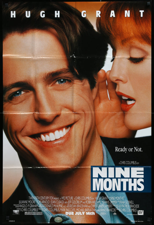 Nine Months (1995) Original US One Sheet Movie Poster