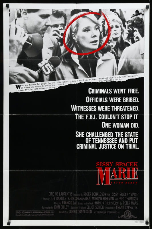 Marie (1985) Original US One Sheet Movie Poster