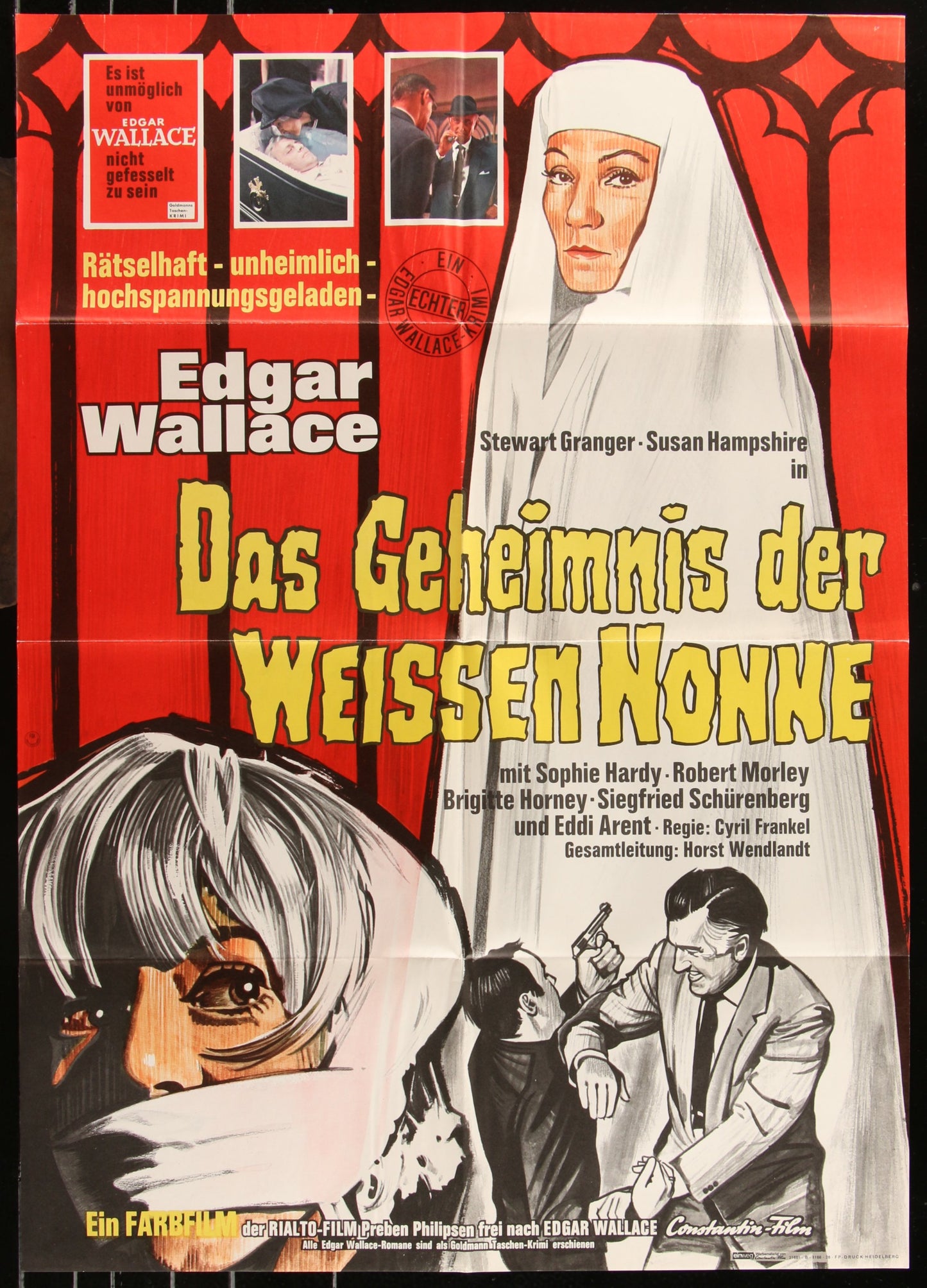 The Trygon Factor (1966) Original German A1 Movie Poster