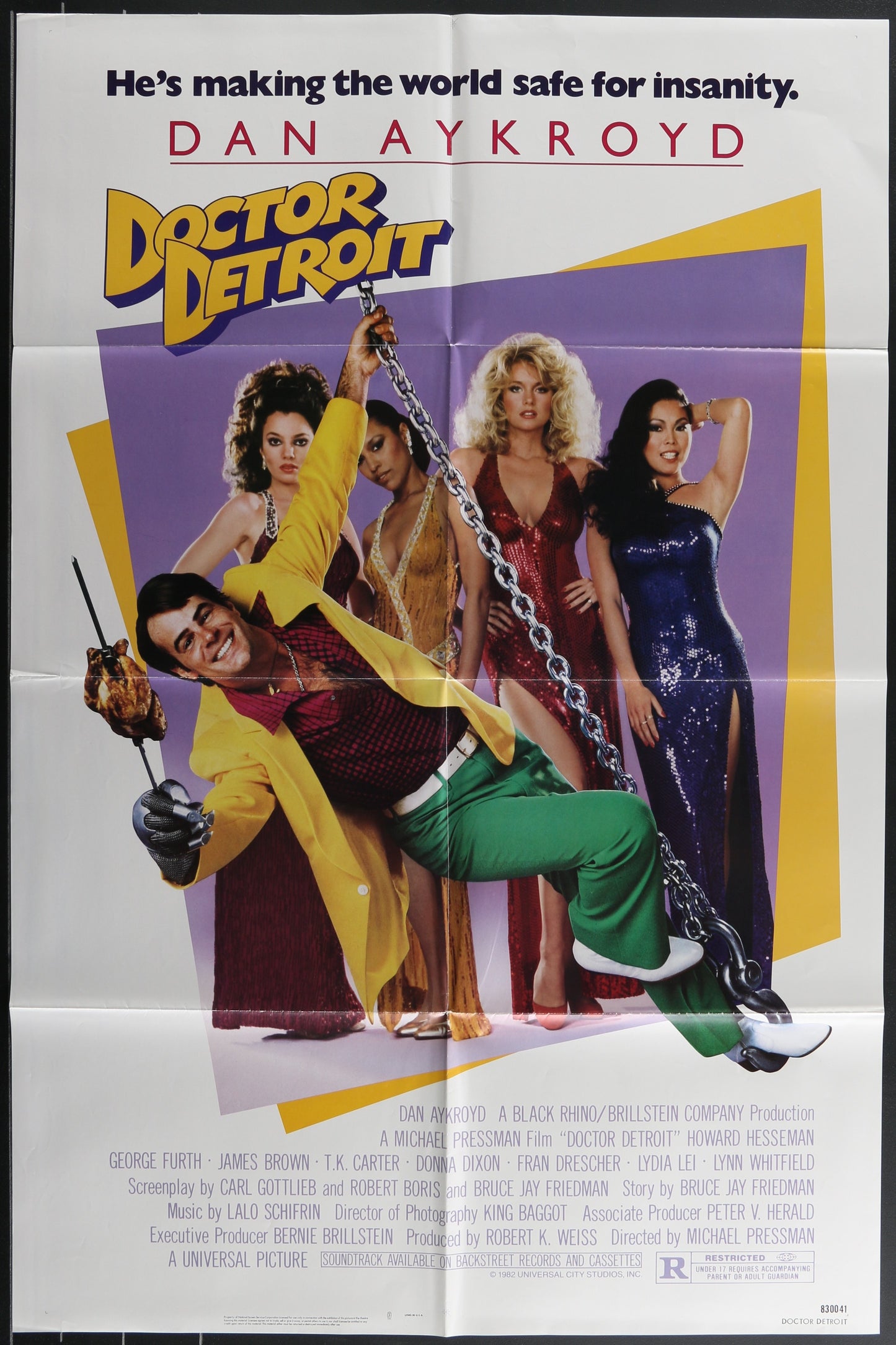 Doctor Detroit (1983) Original US One Sheet Movie Poster