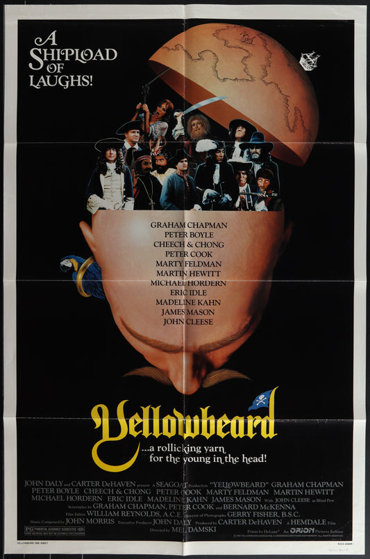 Yellowbeard (1983) Original US One Sheet Movie Poster