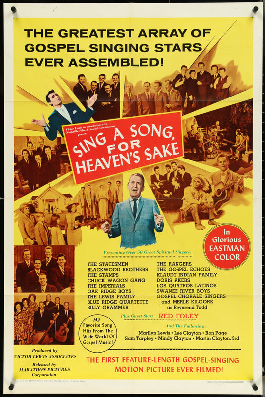 Sing A Song For Heaven's Sake (1966) Original US One Sheet Movie Poster