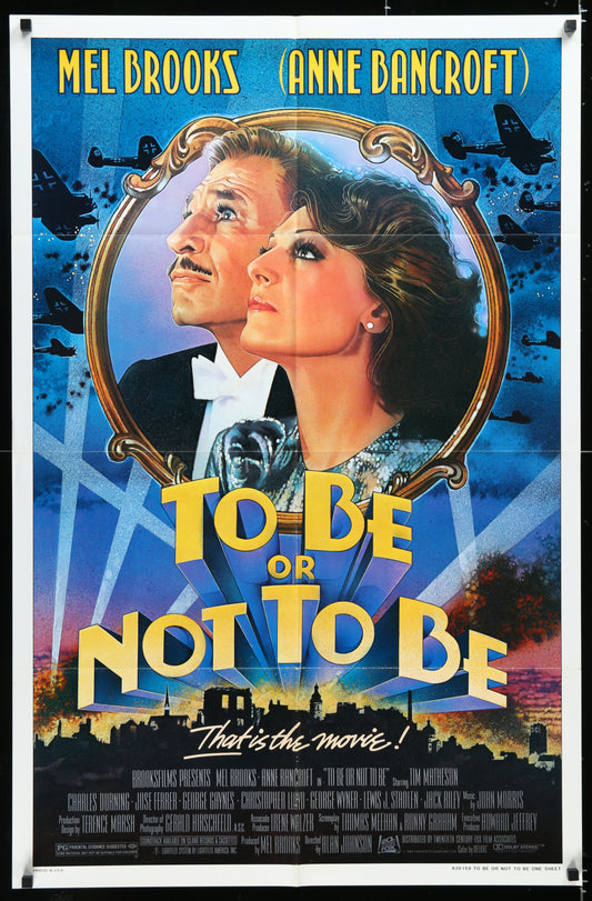 To Be Or Not To Be (1983) Original US One Sheet Movie Poster