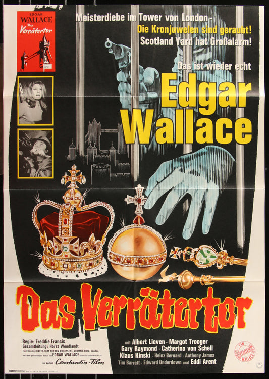 Traitor's Gate (1964) Original German A1 Movie Poster