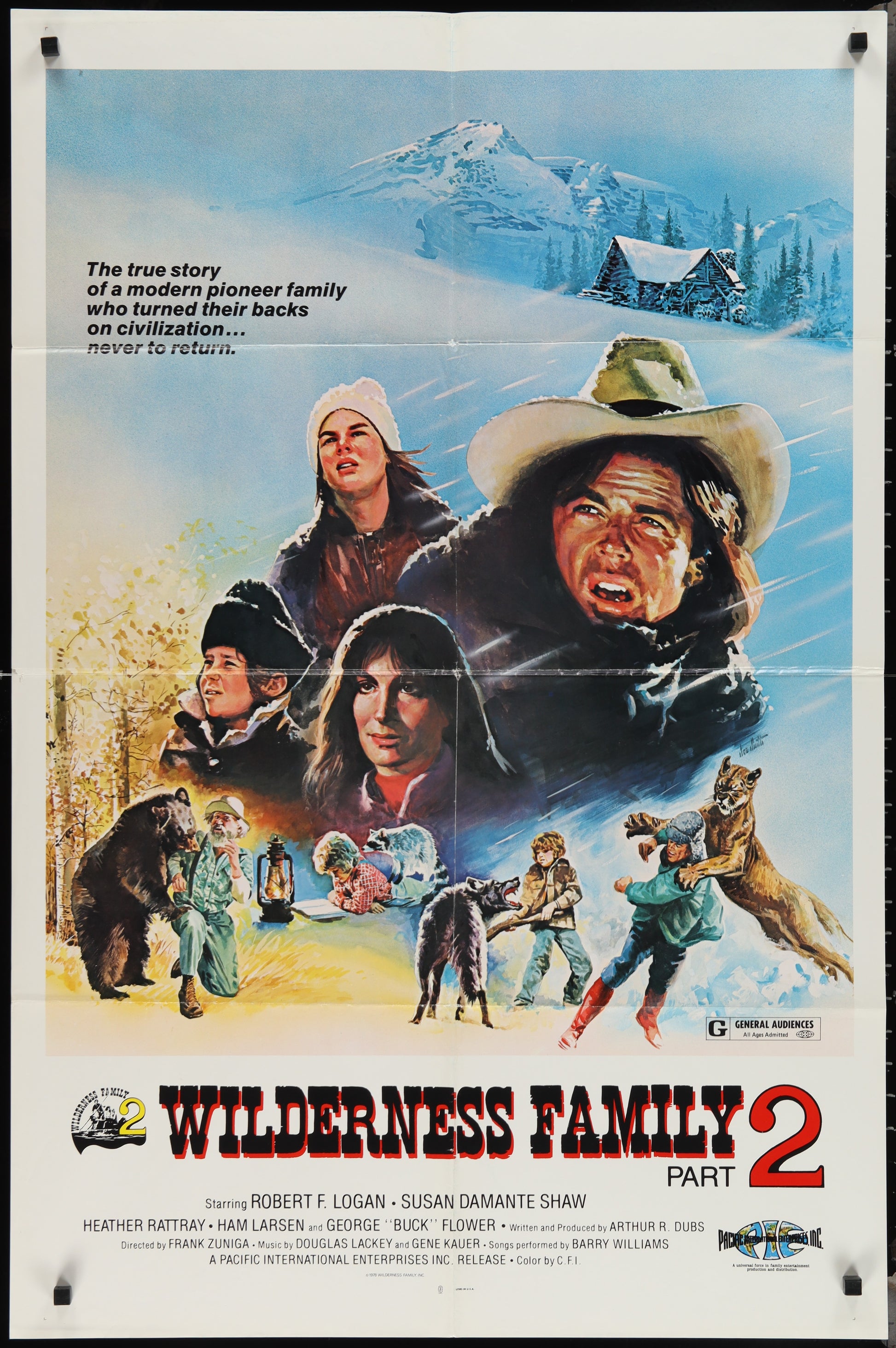 Wilderness Family Part 2 (1978) Original US One Sheet Movie Poster