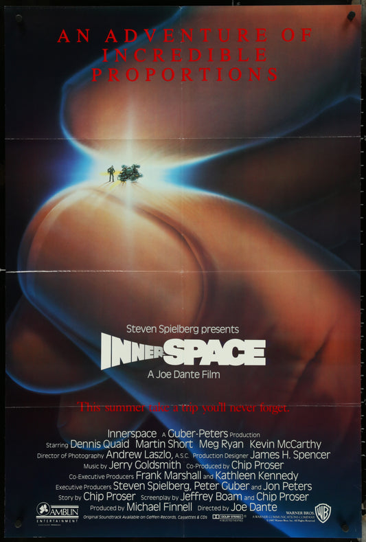 Innerspace (1987) Original US One Sheet Movie Poster