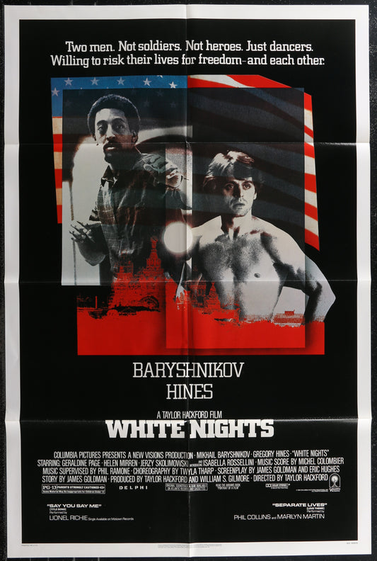 White Nights (1985) Original US One Sheet Movie Poster