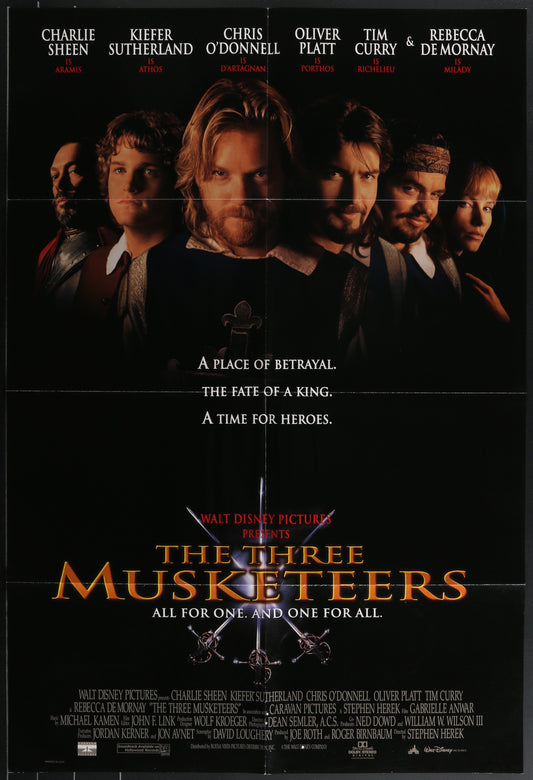 The Three Musketeers (1993) Original US One Sheet Movie Poster