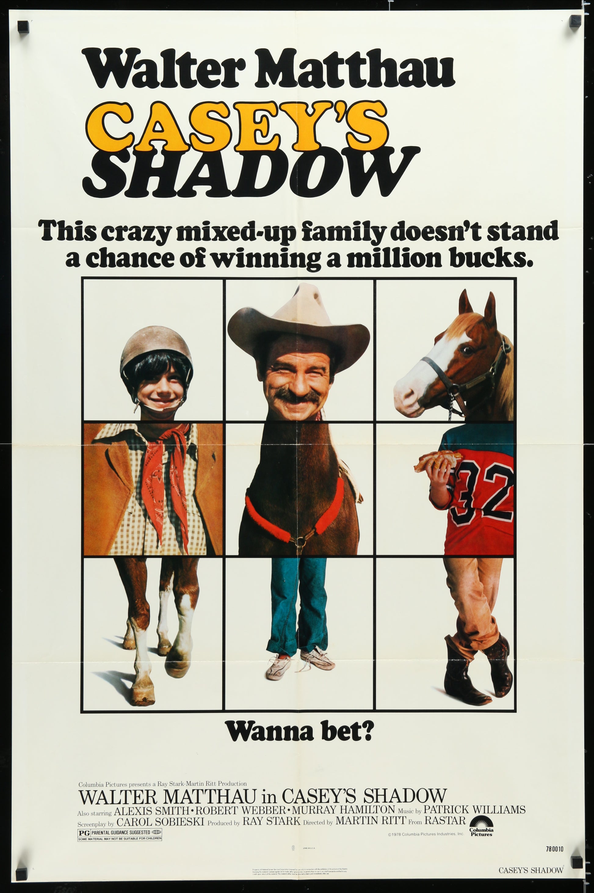 Casey's Shadow (1978) Original US One Sheet Movie Poster