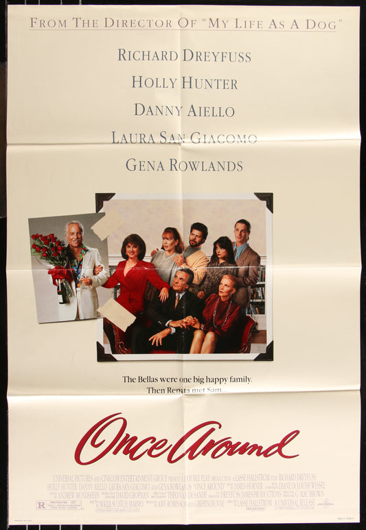 Once Around (1991) Original US One Sheet Movie Poster